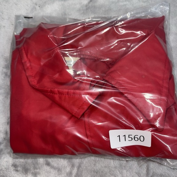 Holloway XL Windbreaker Jacket Mens Red Silver Spring Speedway Vintage Racing - Picture 12 of 12